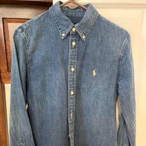 Ralph Lauren Classic Oxford Button Down Denim